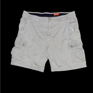 Men's Light Gray Cargo Shorts